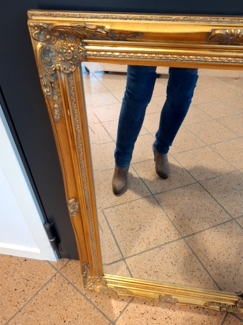 Facietsleben Spejl i Guldramme